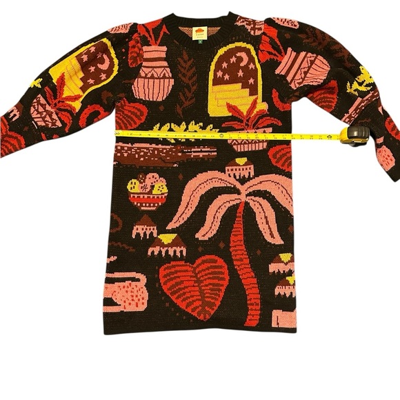 FARM Rio Multicolor Patterned Sweater Cardigan - Picture 2 of 15